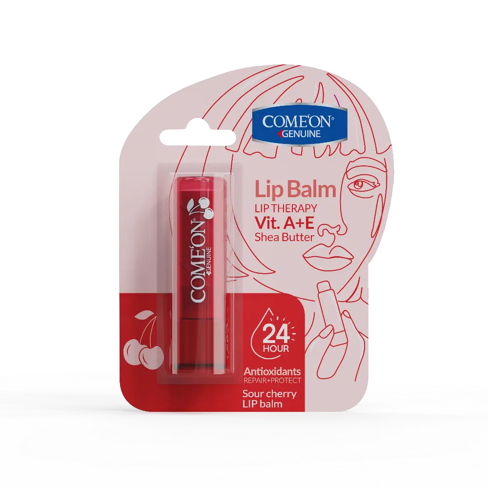 BALM-SOUR-CHERRY بالم لب نرم و براق کننده آلبالو کامان - تصویر 1