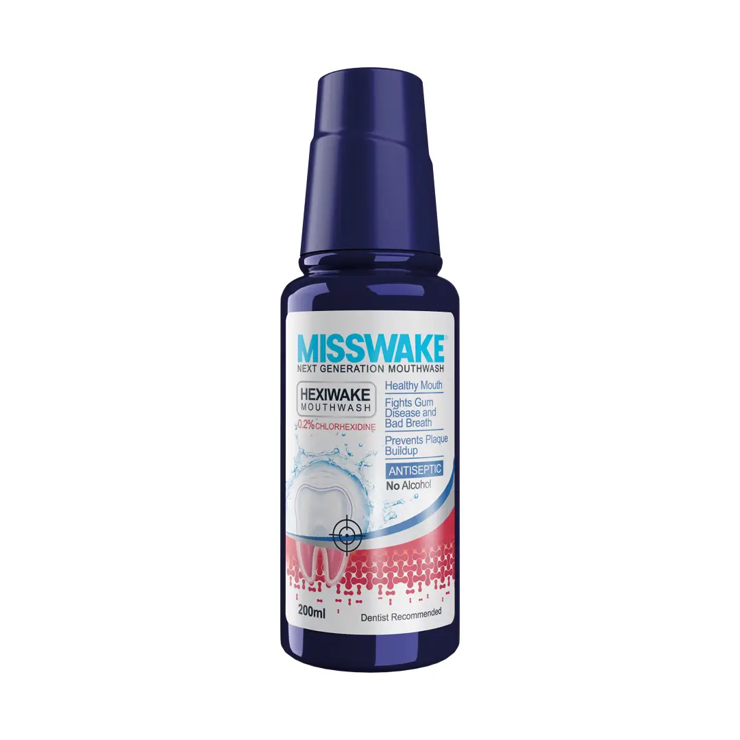 Hexiwake-mouthwash دهانشویه میسویک مدل کلروهگزیدین 2 درصد حجم 200 میلی لیتر - تصویر 1