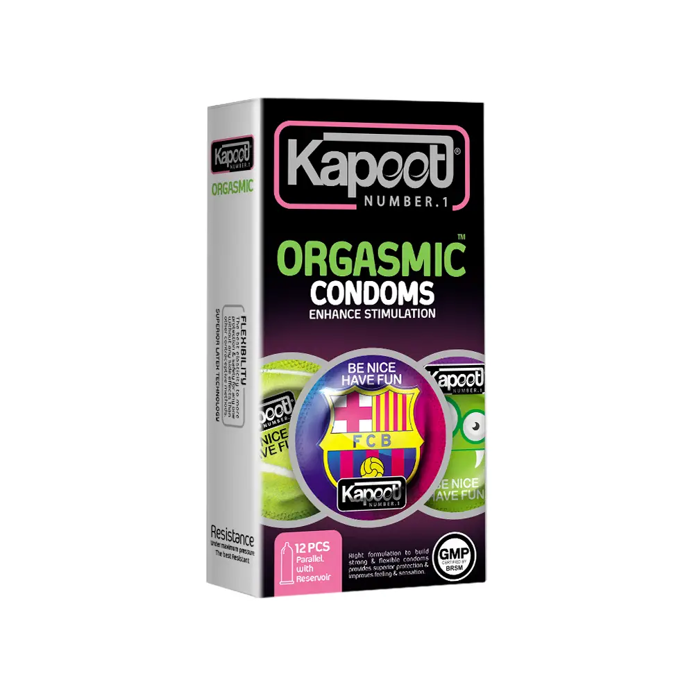 Orgasmic کاندوم کاپوت ۱2 عددی ارگاسمیک – ساده - تصویر 1