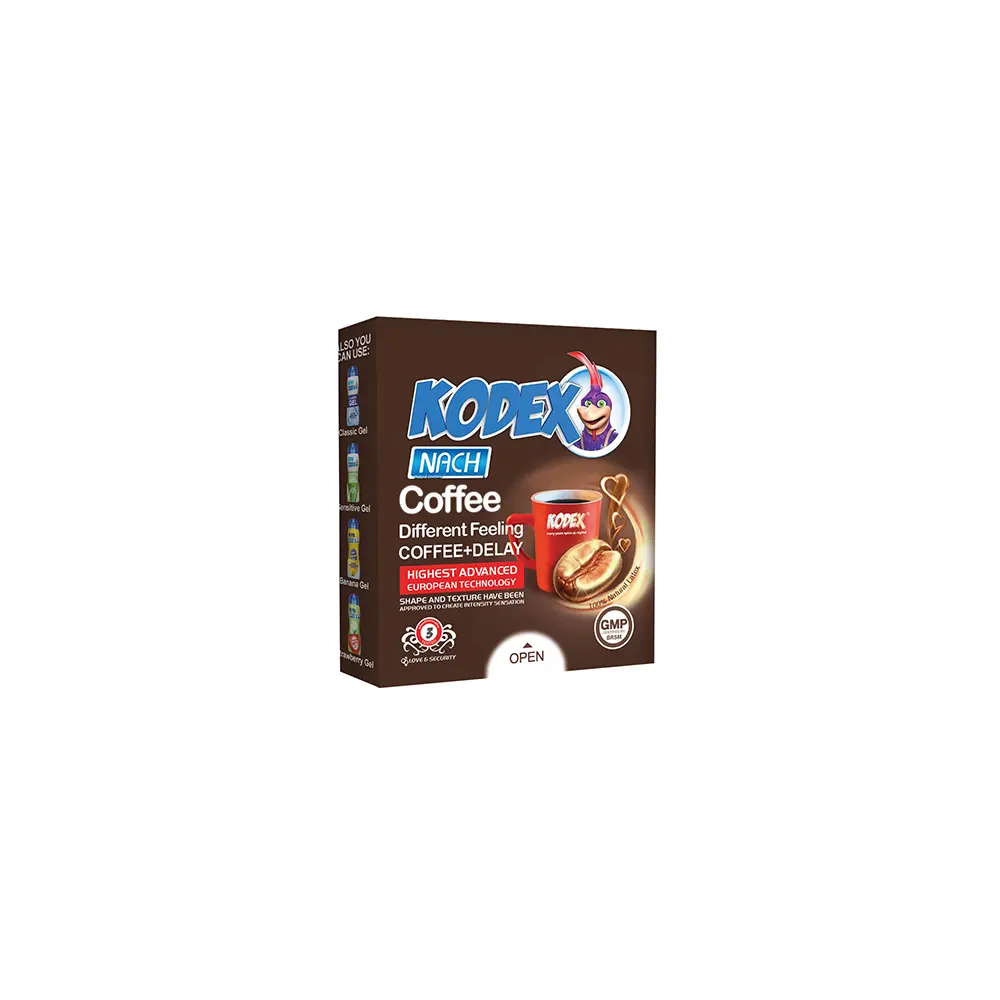 coffee-3 کاندوم تاخیری کدکس مدل Coffee بسته 3 عددی - تصویر 1
