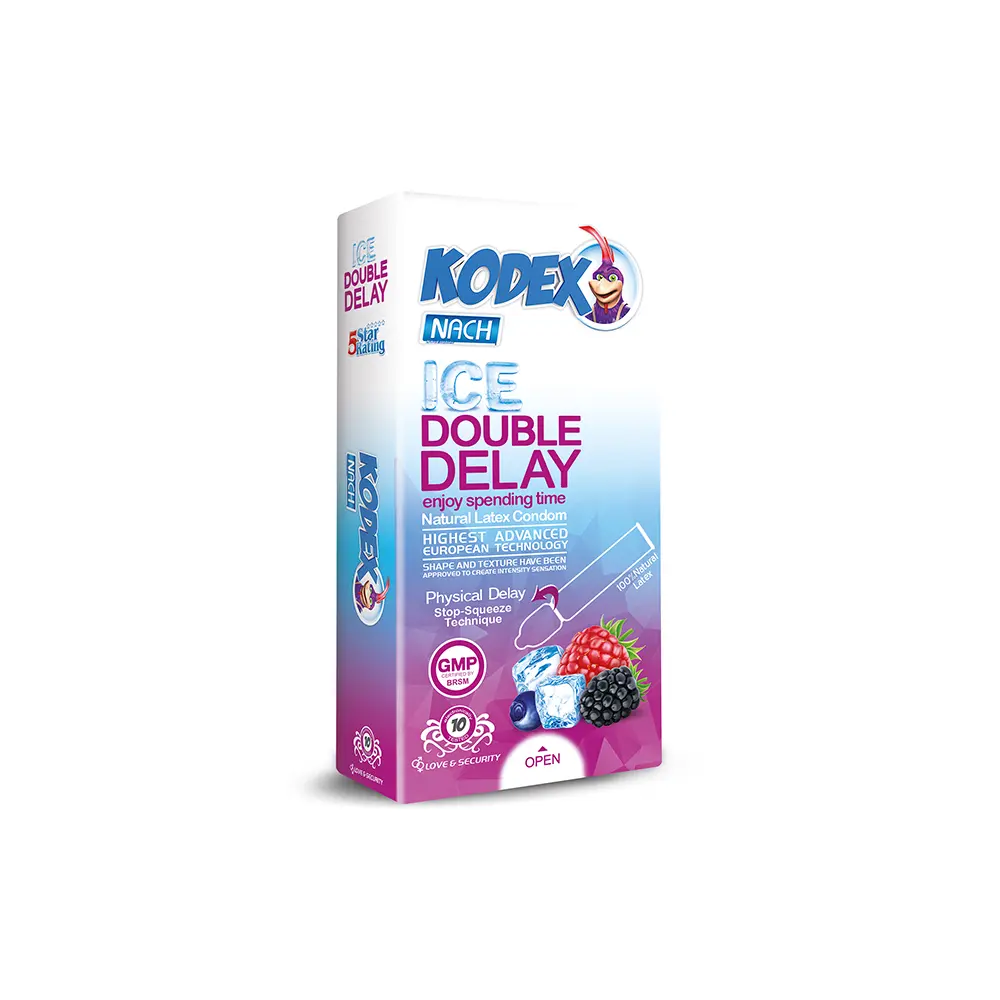 ice-double کاندوم کدکس ۱۰ عددی آیس دابل دیلی - تصویر 1