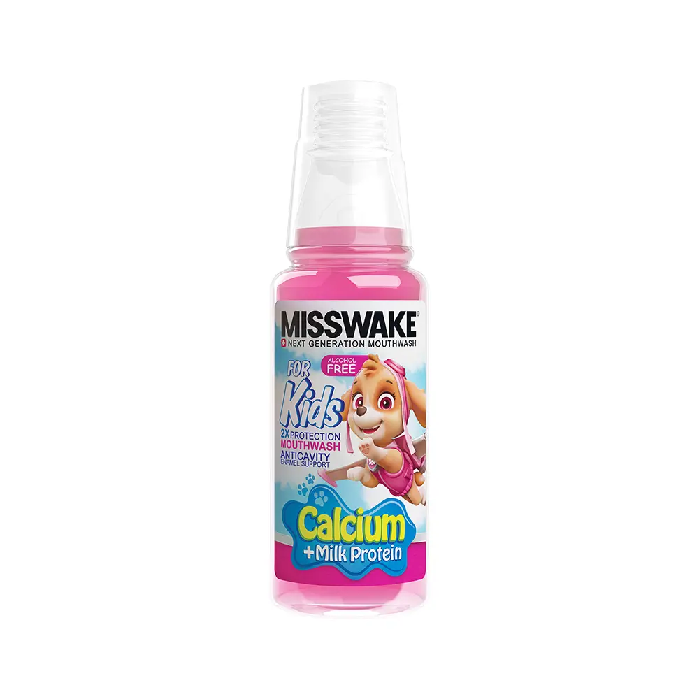 mouthwash-baby-girl دهان شویه کودک دخترانه میسویک مدل سگ نگهبان حجم 200 میلی لیتر - تصویر 1