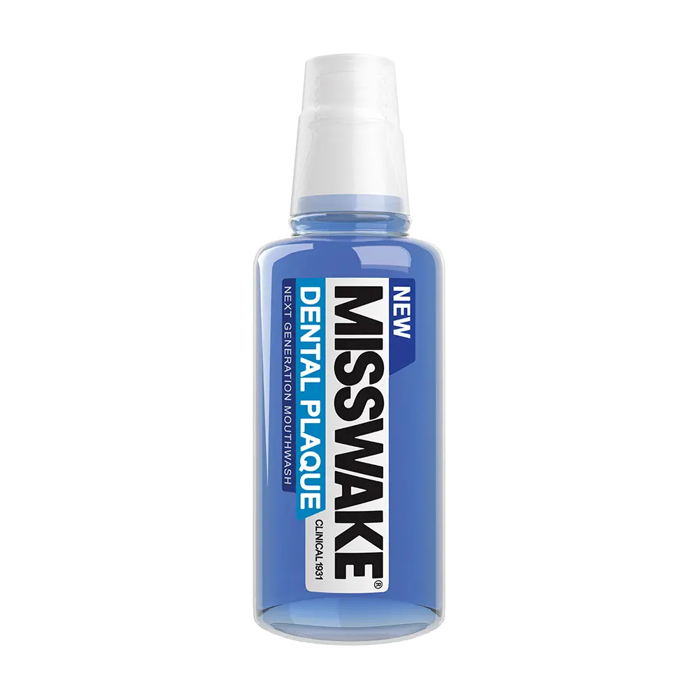 mouthwash-dentalpluq400 دهان شویه میسویک Dental Plaque حجم 400 میل لیتر - تصویر 1