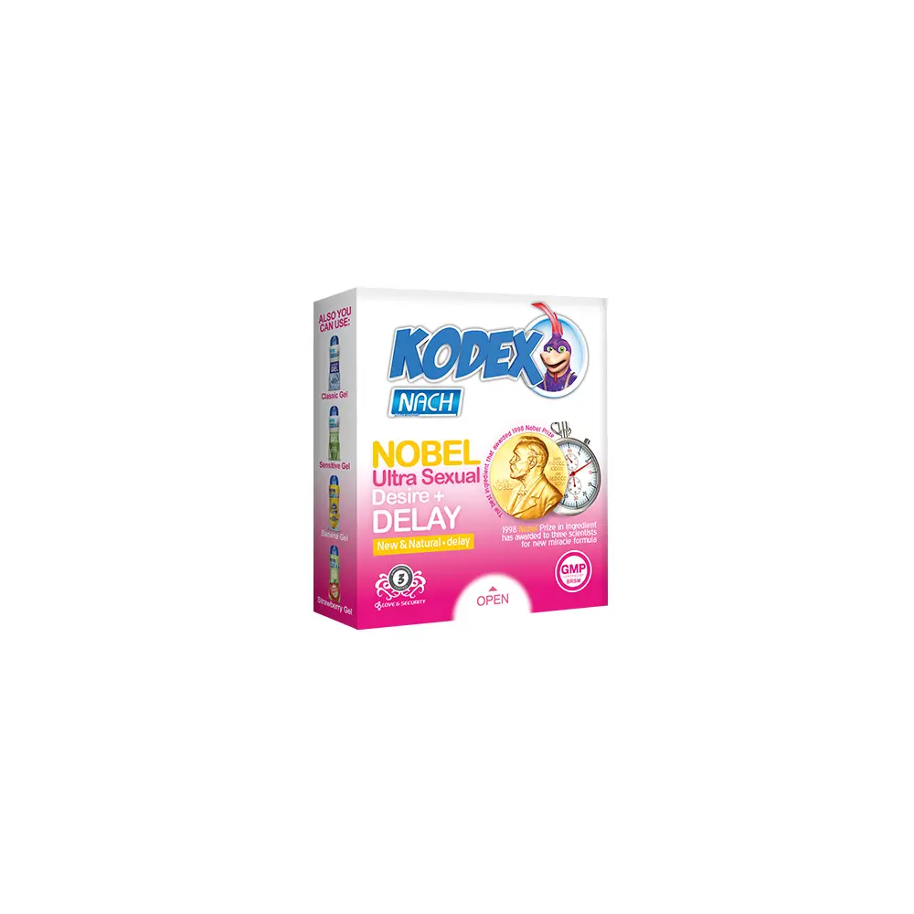 nobel-1 کاندوم کدکس مدل Nobel بسته 3 عددی – ساده - تصویر 1