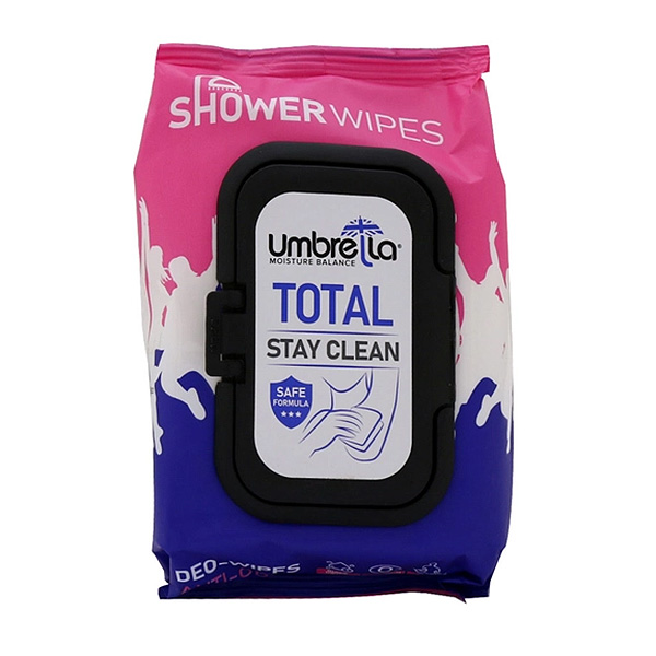 umbrella-total-1 دستمال مرطوب آمبرلا مدل Total بسته 50 عددی - تصویر 1