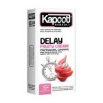 کاندوم تاخیری کاپوت مدل Delay Fruty Cream بسته 12 عددی