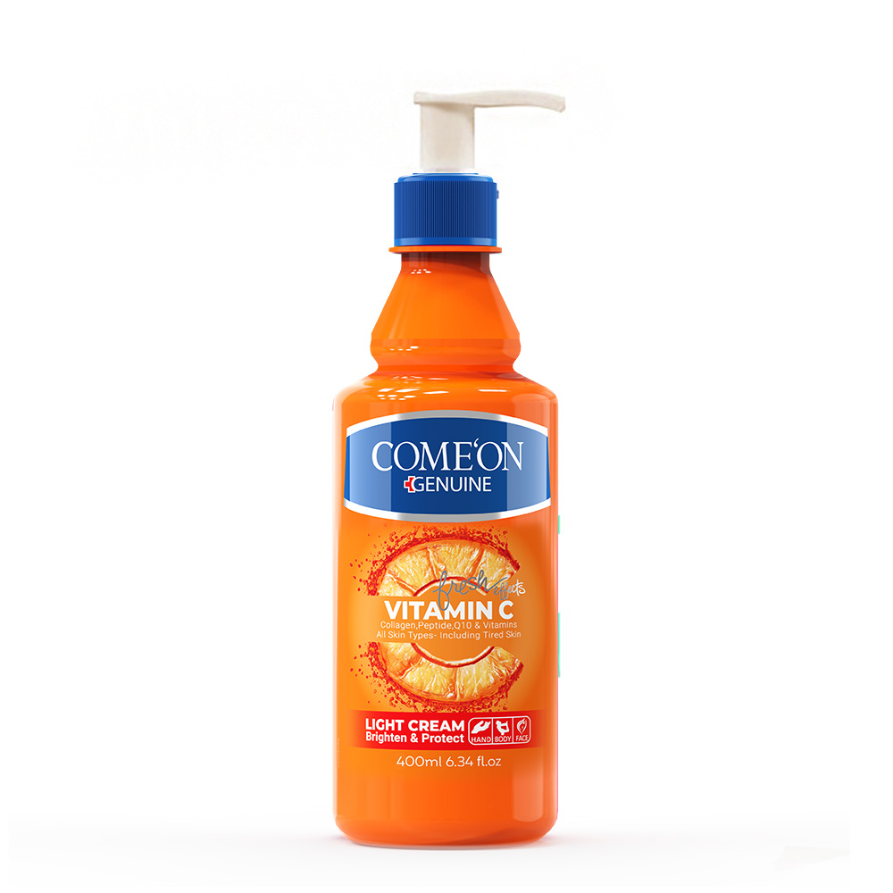 vitaminc-comeon کرم پمپی کامان مدل ویتامین سی 400 میلی لیتر - تصویر 1