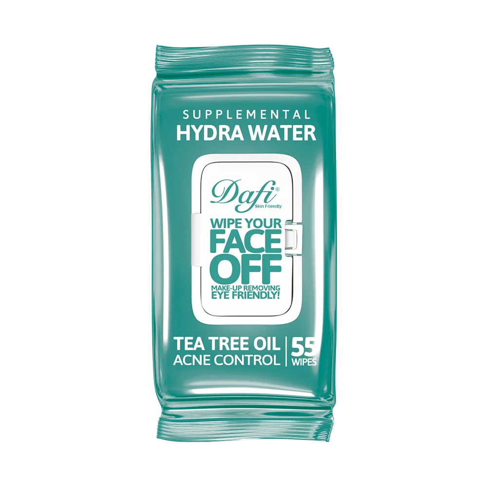 فیس-آف-آبی دستمال مرطوب درب دار دافی مدل HYDRA WATER بسته 55 عددی - تصویر 1
